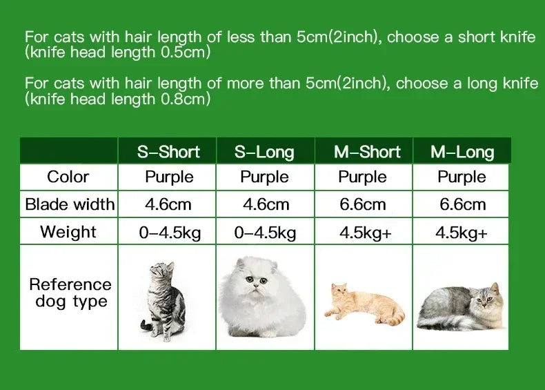 Cat Hair Removal Comb Cat Brush Pet Grooming Brush Dog Comb Cat Hair Massage Comb Cat Hair Remover Cleaning Grooming Cat Combs