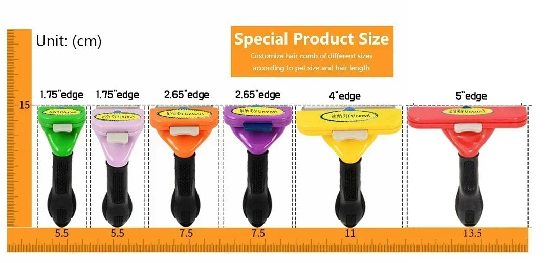 Cat Hair Removal Comb Cat Brush Pet Grooming Brush Dog Comb Cat Hair Massage Comb Cat Hair Remover Cleaning Grooming Cat Combs